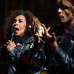 Pre-show speaker Ms. Andrea and ASL interpreter Kevin Abrams