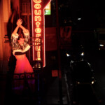 Quinn Dior dancing on a fire escape during rehearsal